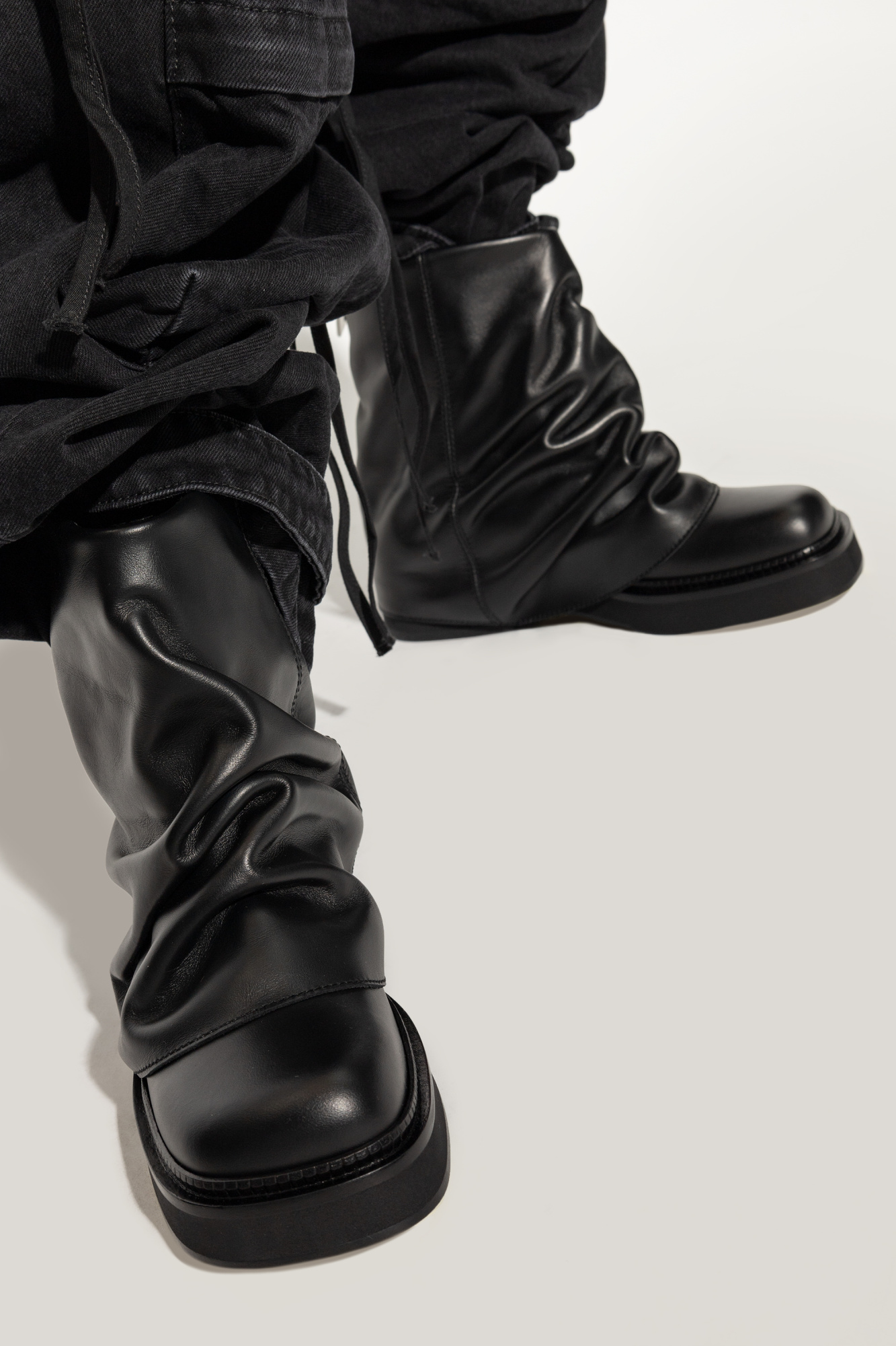 ブーツその他 THE ATTICO BOOTS (247WSH00832LBT019AA 100) THE ATTICO：ブーツ レディース - ブラック | GIGLIO.COM